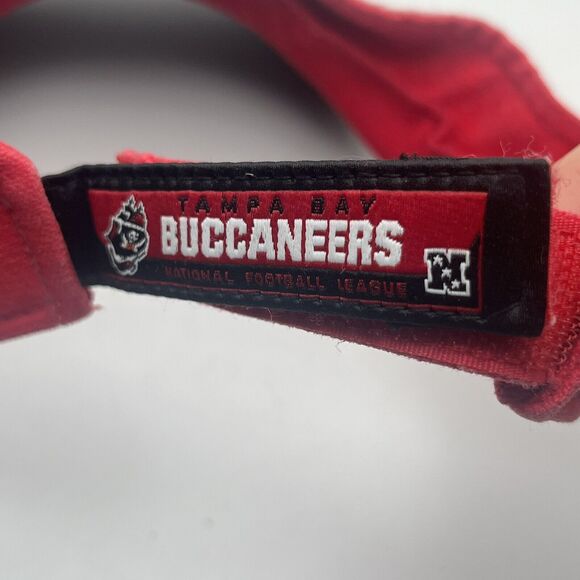 Tampa Bay Buccaneers Sun Visor Reebok NFL Red Adjustable Embroidered Logo OSFA - Picture 13 of 16